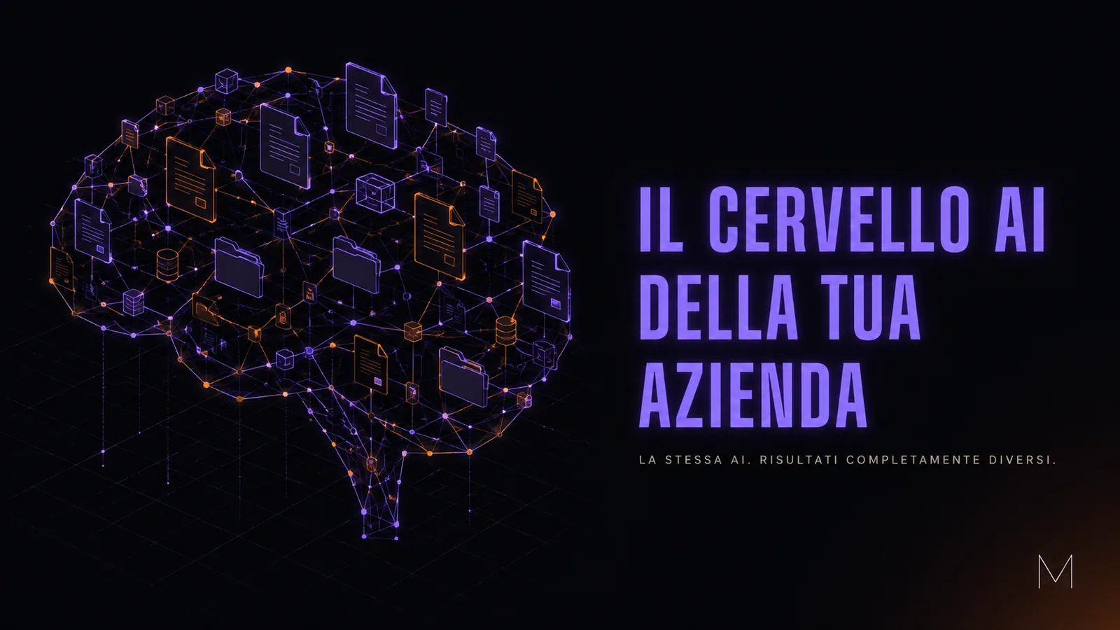 Il Cervello AI della tua azienda - copertina della guida